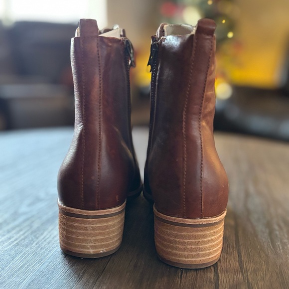 Kork-Ease Women's Calista Tan Leather Boots Size 11 Brown - Picture 4 of 5